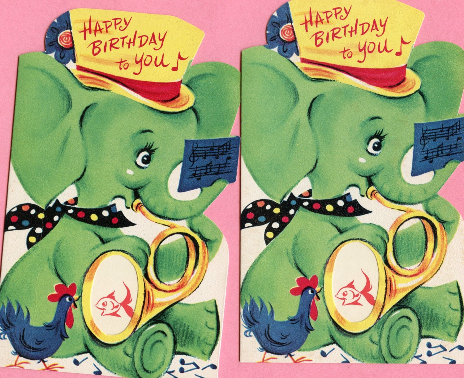 Kitsch carte anniversaire