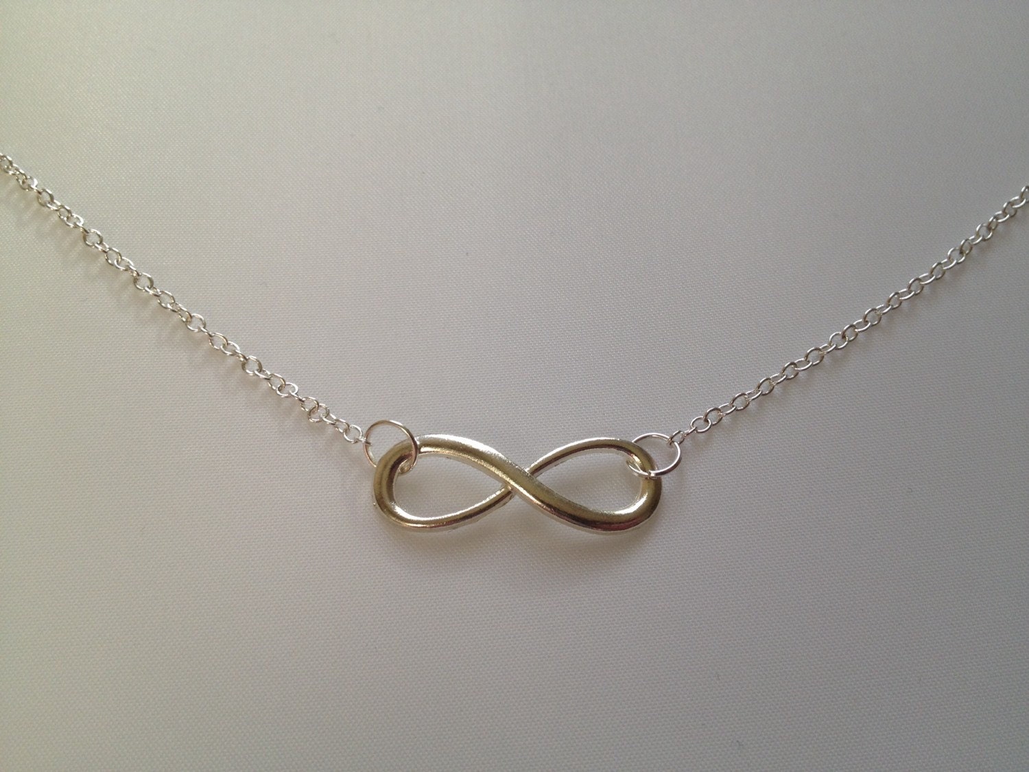 Silver infinity Necklace