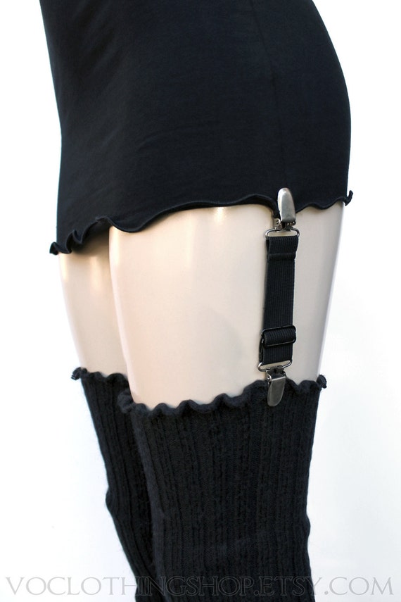 SUSPENDER GARTER CLIPS for stockings tall socks leg warmers