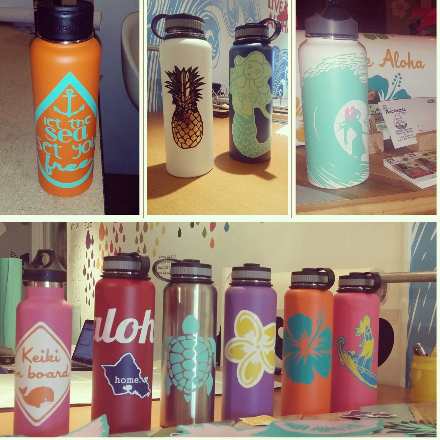 Hydro flask stickers custom decals for your hydroflask