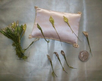 1 Lovely ribbon work leaf silk authentic 20s