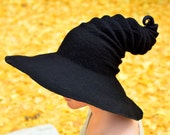 Wide Brim  Witch Hat. Wizard Hat. Fantasy Hat. Cosplay Hat. LARP.