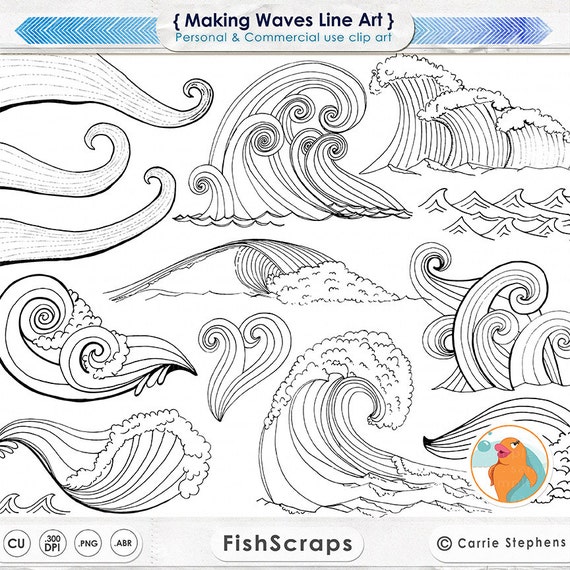 clipart wave line - photo #46