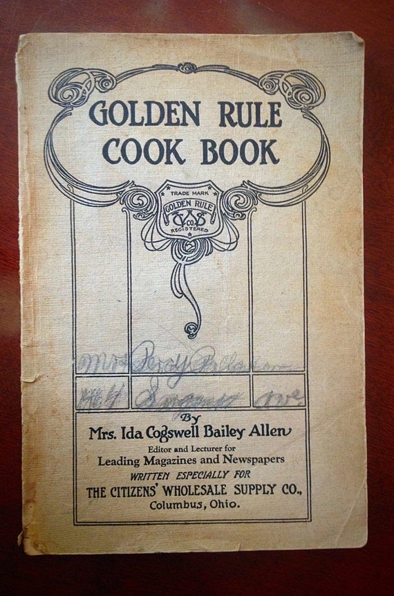 1918 Golden Rule Cook Book
