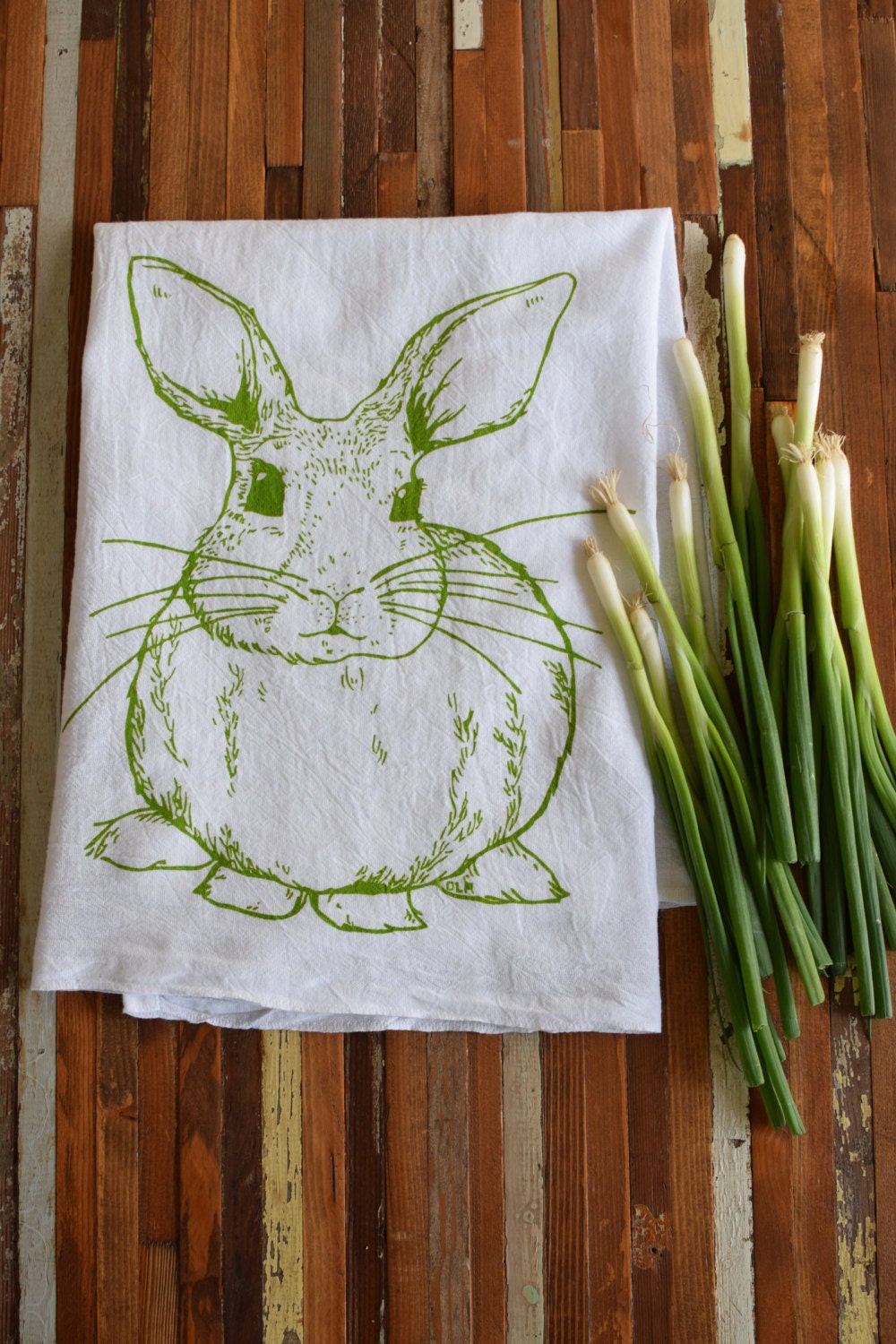 Tea Towel Screen Printed Flour Sack Towel Kitchen Towel