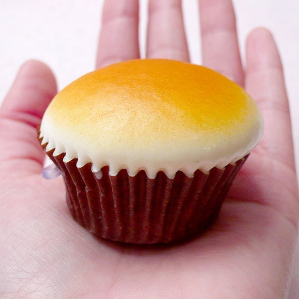 Cupcake Squishy Charm / Muffin Squishy Blank for by MiniatureSweet