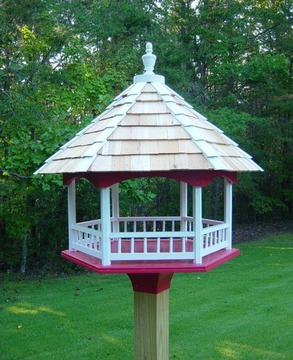 woodworking plans platform gazebo bird feeder fly through