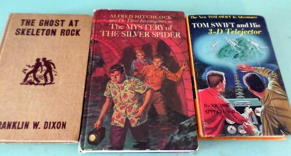 Children's Vintage Mystery Series Books 1960s Tom Swift