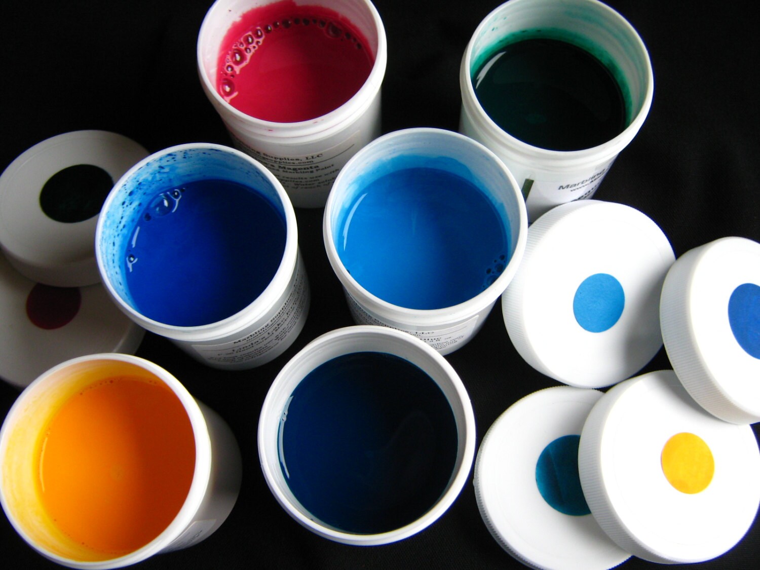 Marbling Paint Acrylic Complete Set of 30 DIY by MarblingSupplies