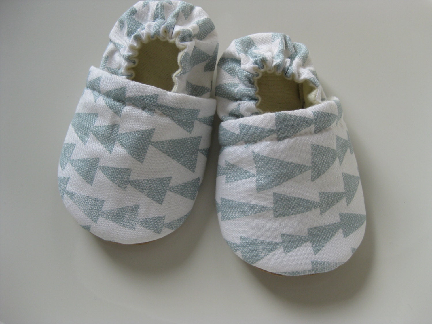 Gender Neutral Baby Shoes Arrows Cloth Booties Vegan Baby