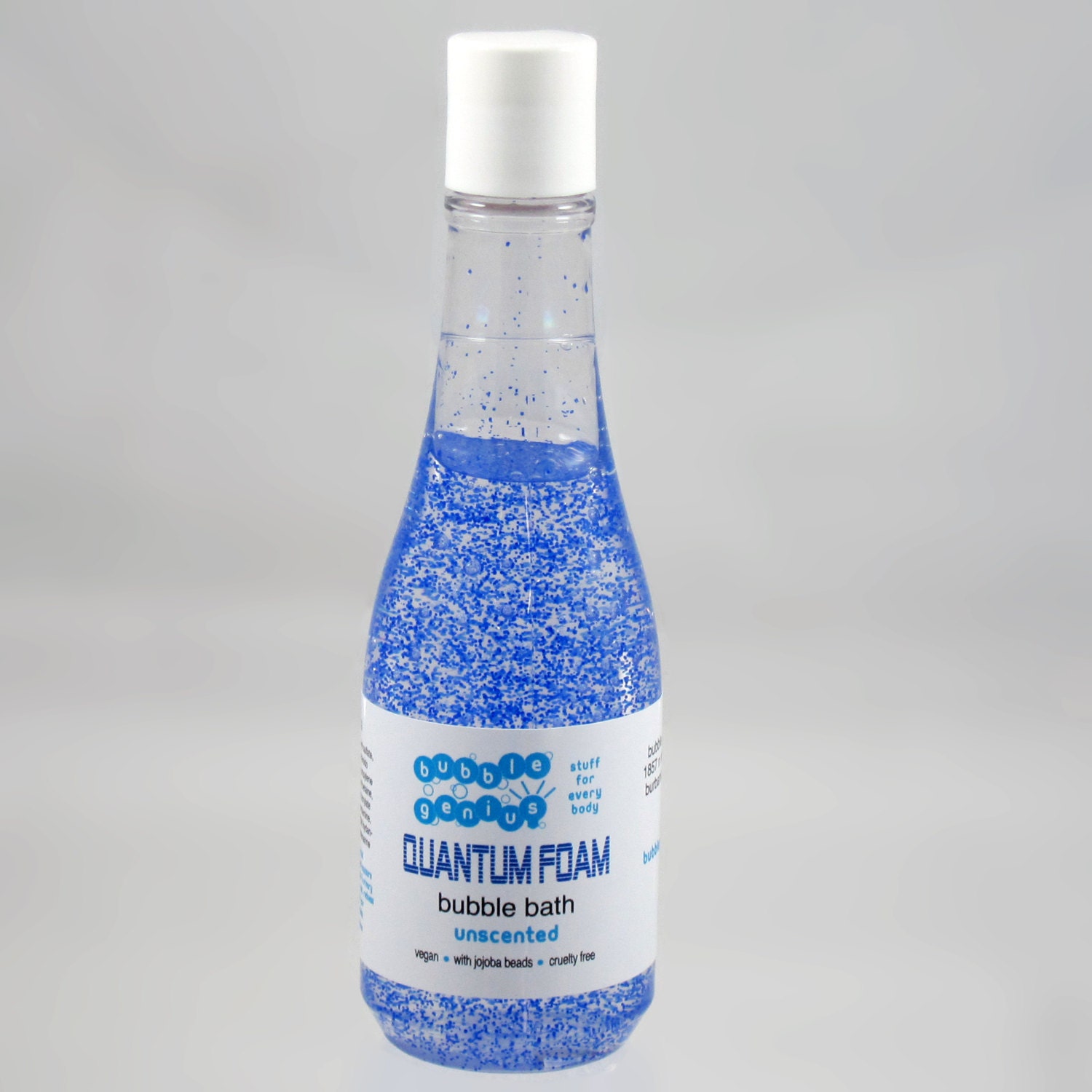 QUANTUM FOAM Jojoba Bead Bath Gel UNSCENTED Vegan