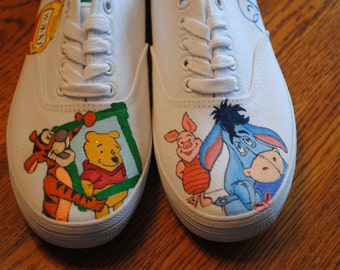 Items similar to Any Size 5.5-13 Hand Painted Winnie the Pooh Piglet ...