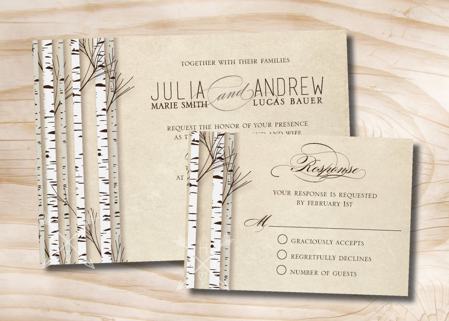 Tree Wedding Invitations 6