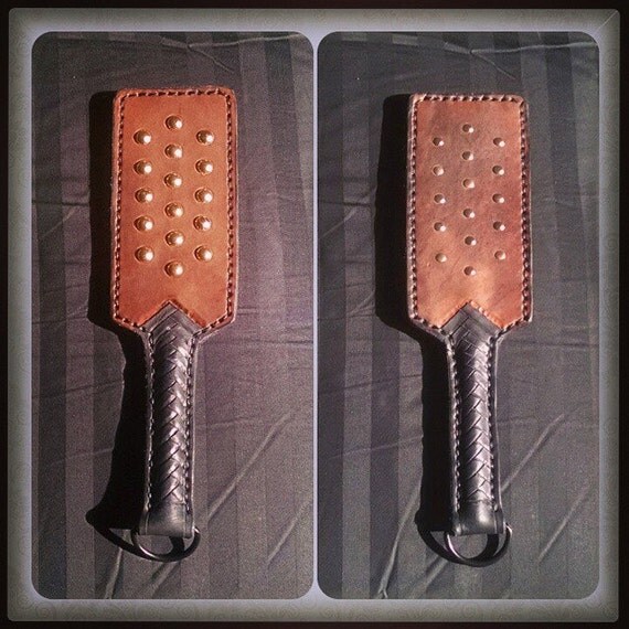Studded Leather Paddle