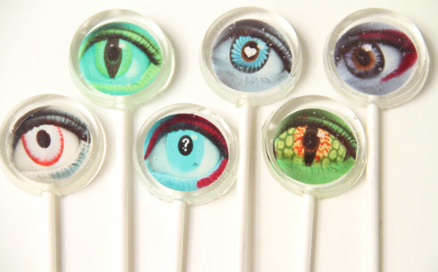 Eyes Halloween Lollipops 6PCS