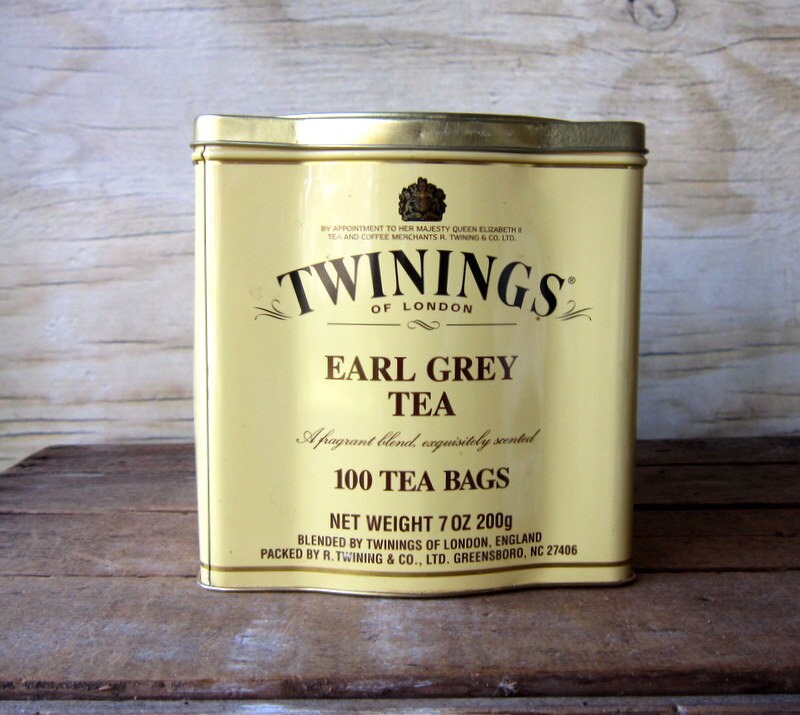 Vintage Twinings Tea Tin Extra Large Tea Tin