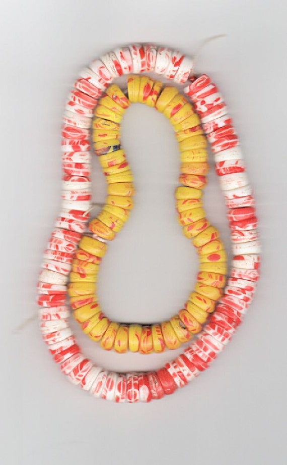 African voodoo kokambe beads Togo W Africa Made in