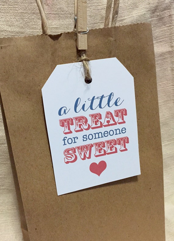 Printable Sweet Treat Gift Tags A Little Treat for Someone