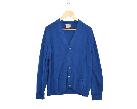 cobalt blue cardigan sweaters for sale