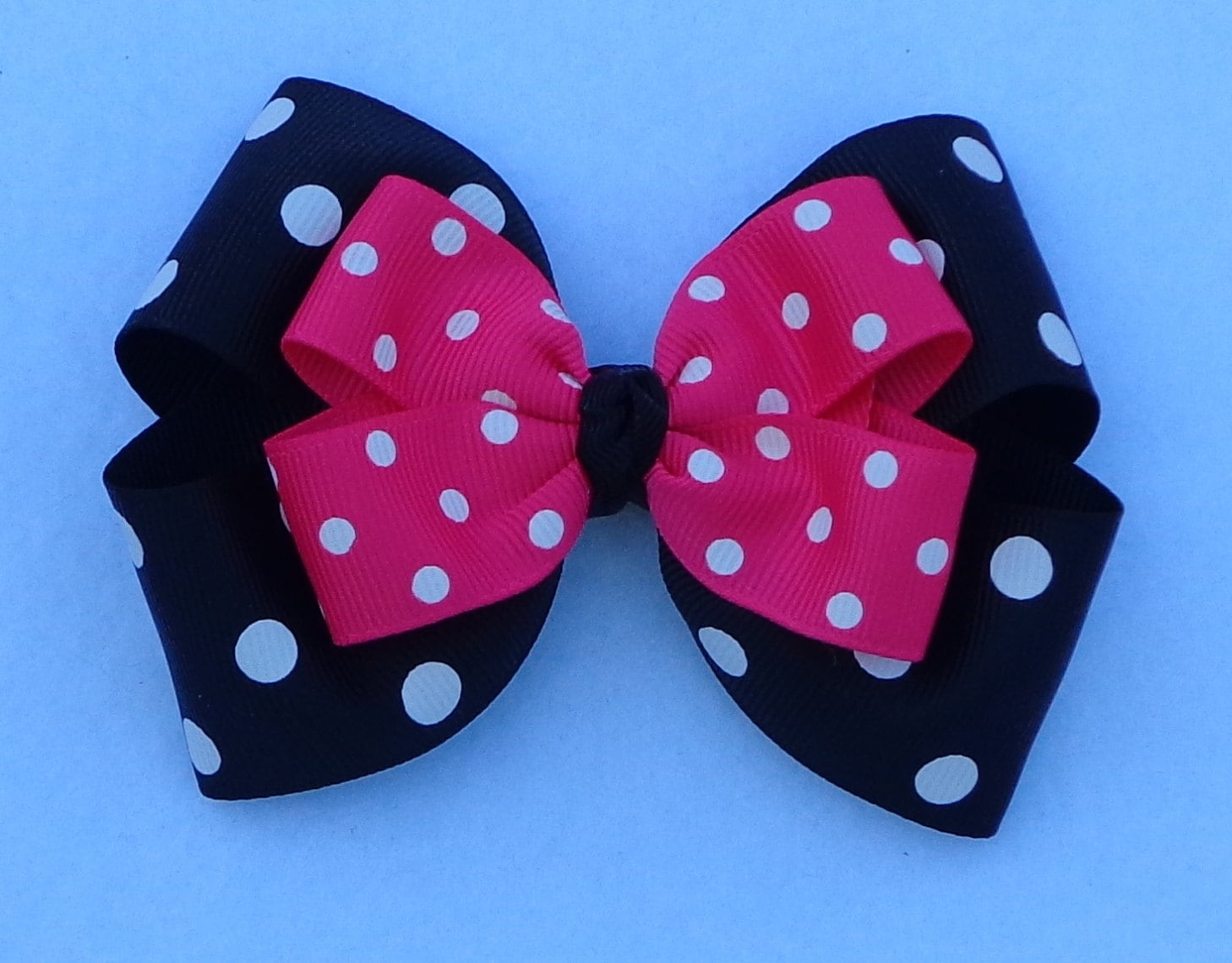 Minnie Mouse Hair Bow Minnie Mouse Boutique Style Bow Pink