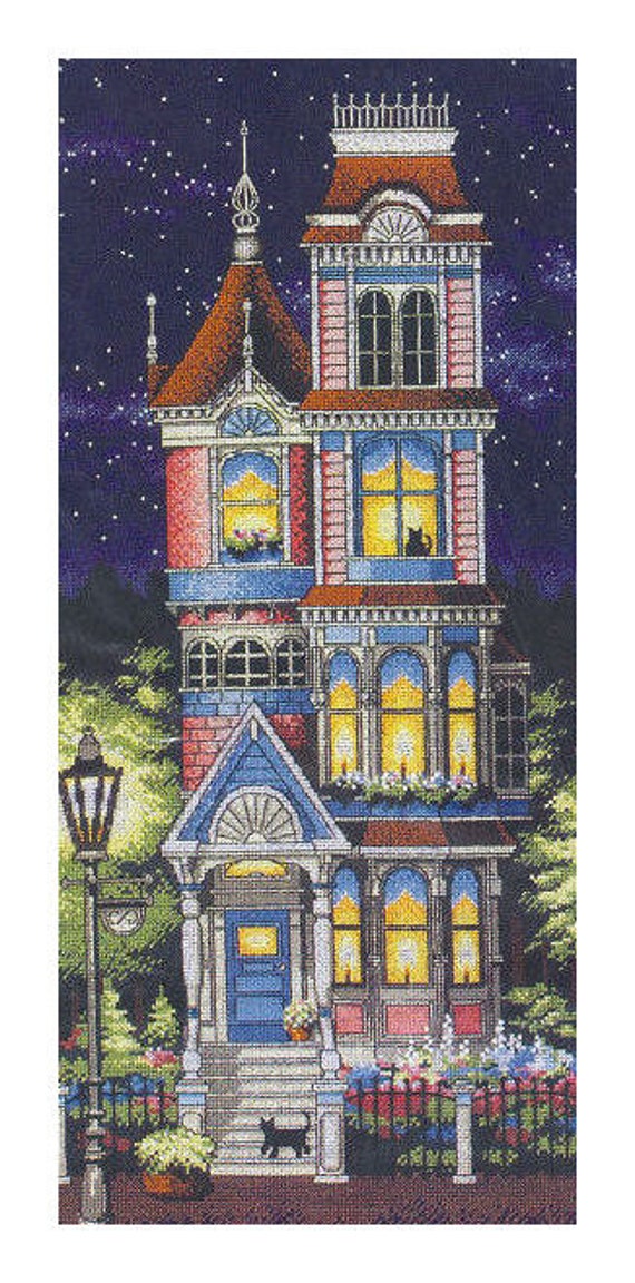 Victorian Charm Counted Cross Stitch Kit by by NeedleAndCrafts