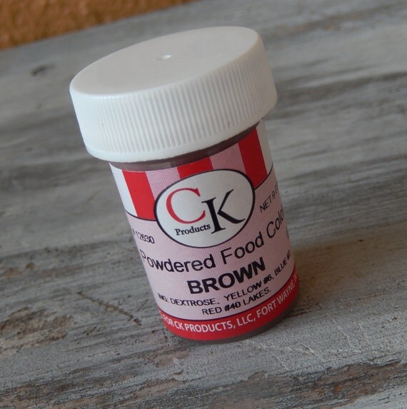Powdered Food Color Brown 9 grams dry food color For