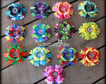 Princess Boutique Hair Bow Lot Ultimate Princess Collection Hair bows Boutique Hair Bow Lot