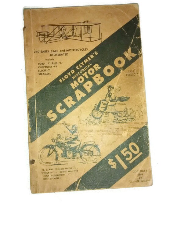 Rare Floyd Clymer's Historical Motor Scrapbook lst