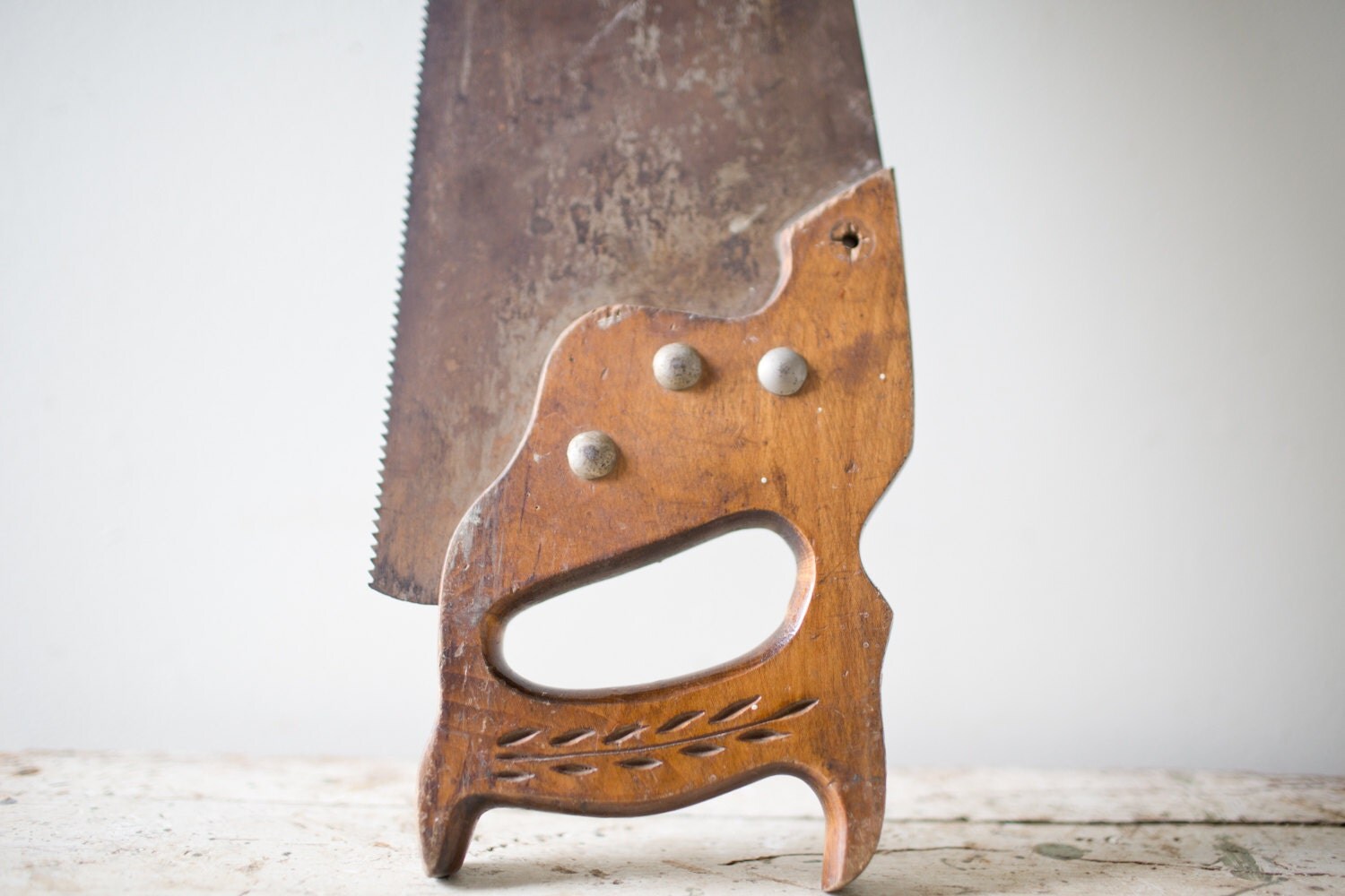 Vintage Hand Saw Antique Saw Art Project Decorative Hardware