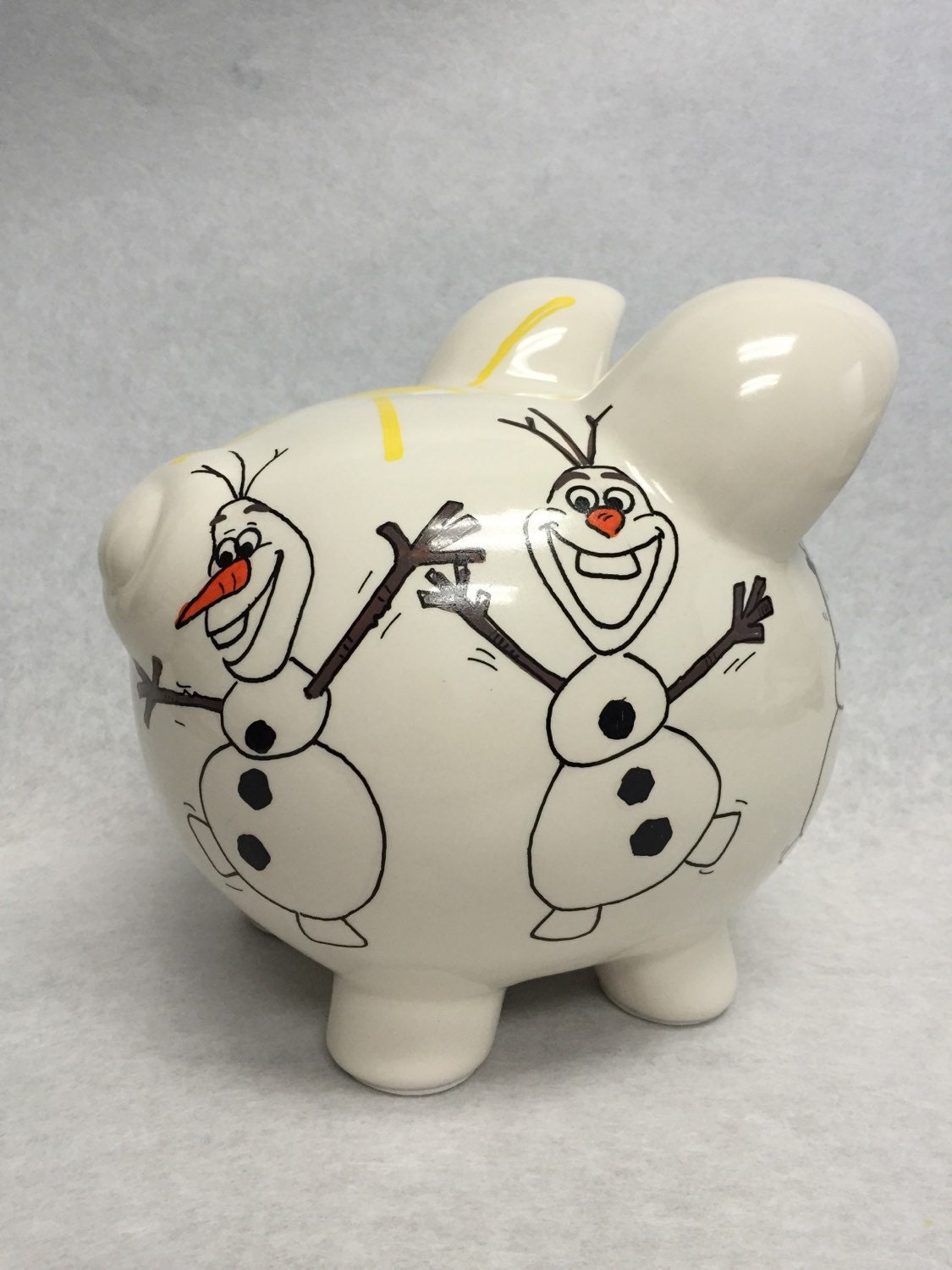 disney frozen olaf molded coin bank