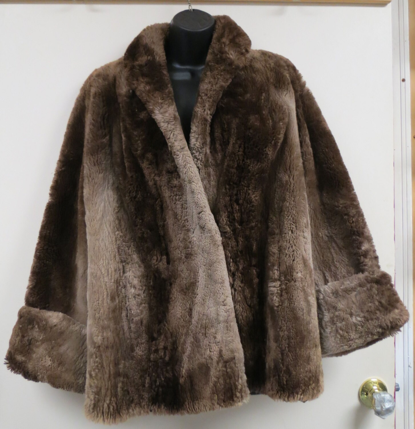 Vintage Sheared Shirred Beaver Jacket Lytton's Furs Henry