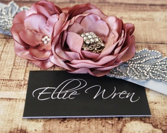 Wedding Dress Sash, Sash, Belt, Wedding Belt, Flower Sash, Crystal Wedding Sash, Custom Sash, Custom Belt, Wedding Accessories, Accessory