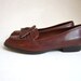 etienne aigner loafers / brown leather loafers 7
