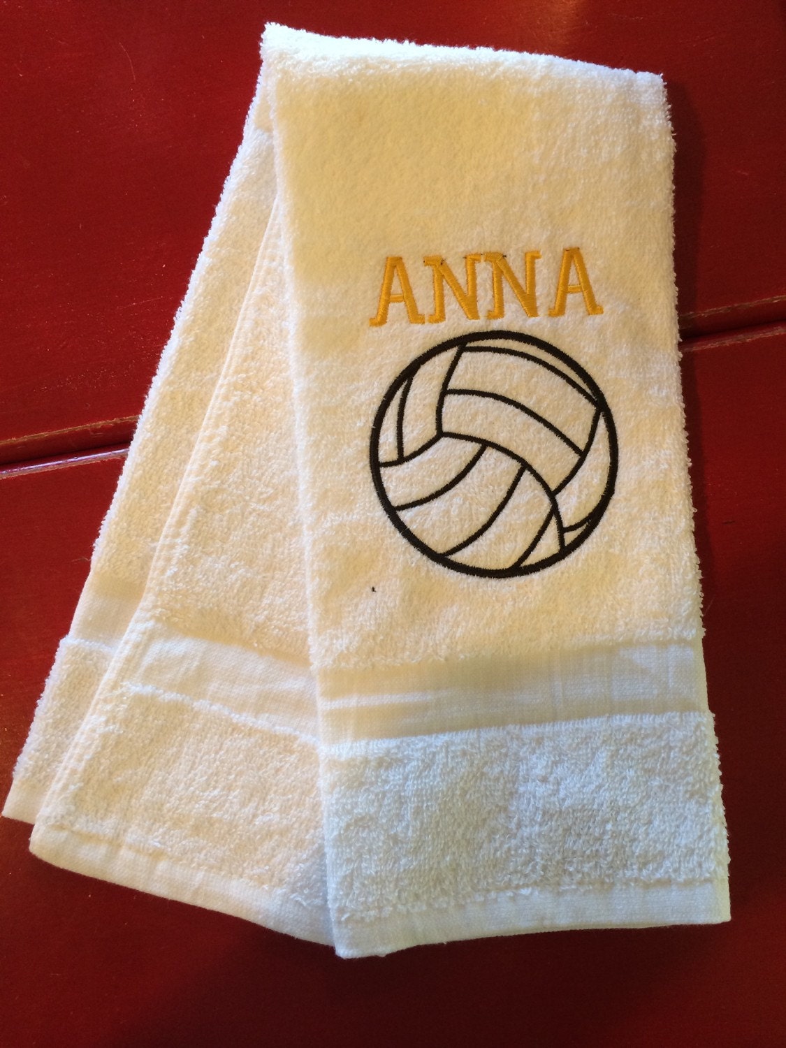 Volleyball volleyball towel personalized towel sport towel