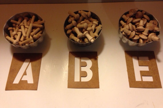 Wood Dowels Wooden Craft Dowels Wood Craft by PrairieTreasure