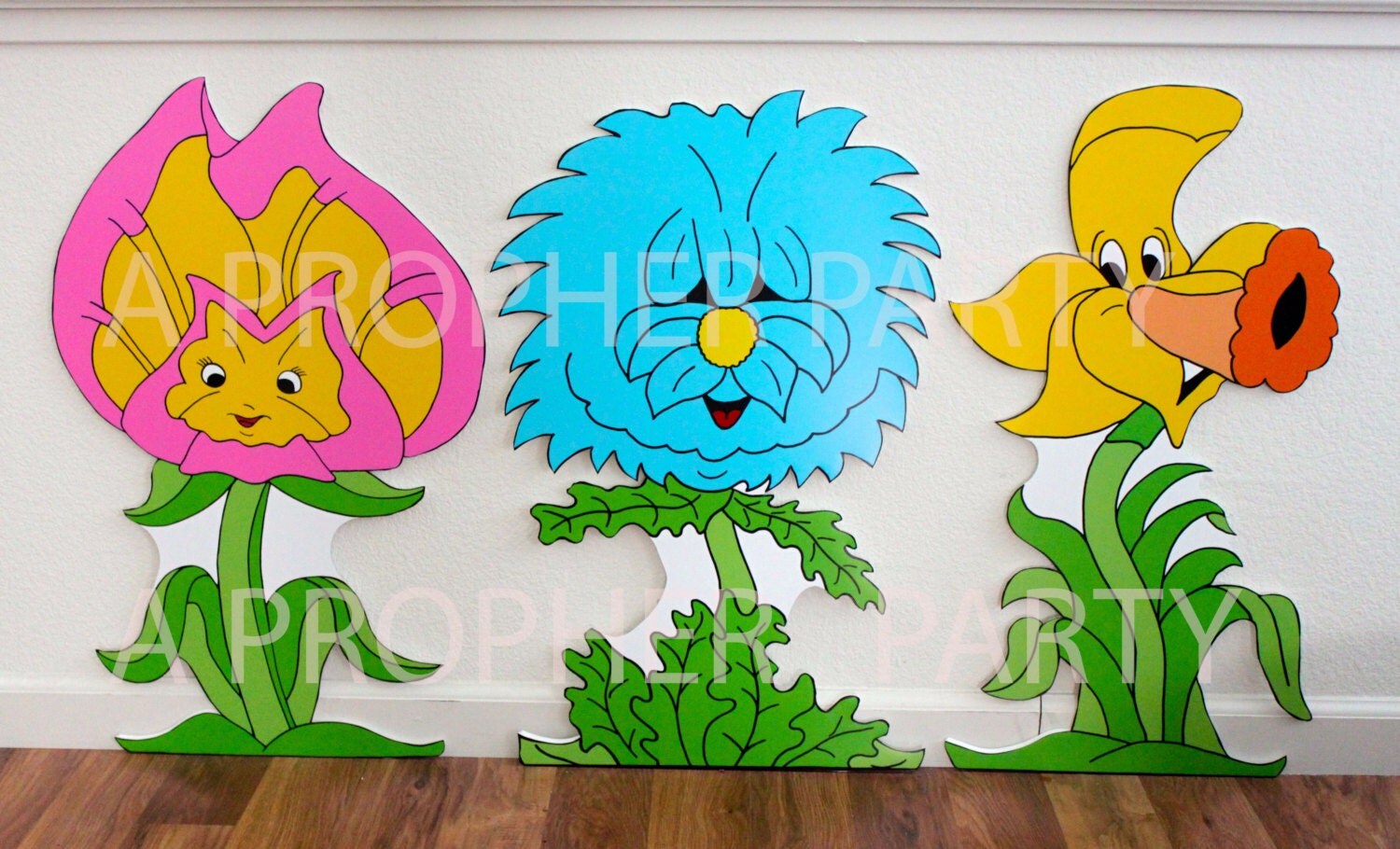 Alice in Wonderland Wonderland Singing Flowers Alice