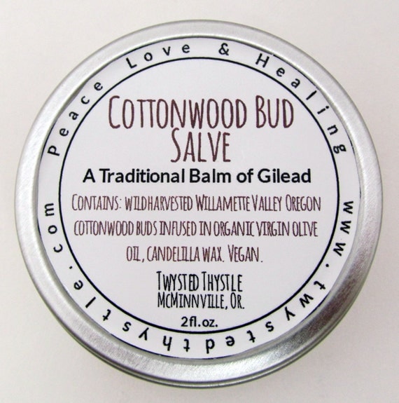 Items similar to Vegan Cottonwood Bud Salve A Traditional Balm of