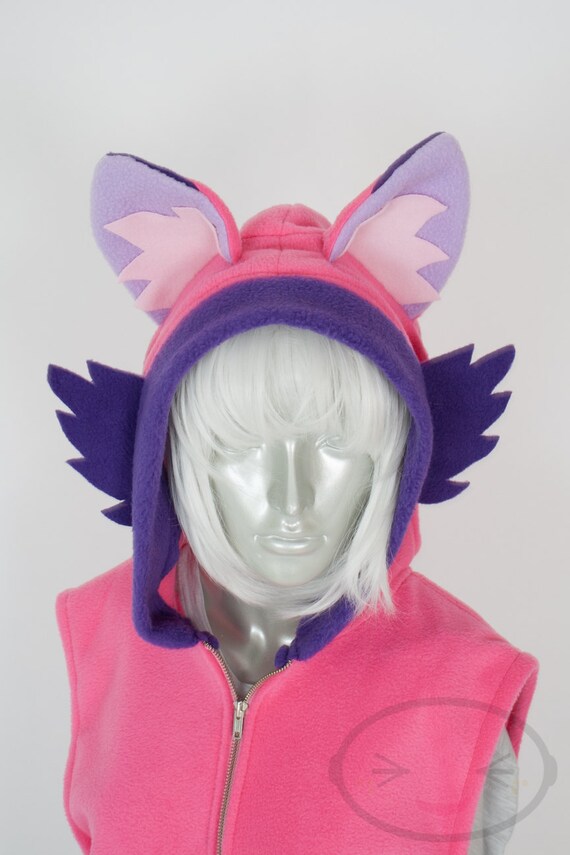 Cheshire Cat Hoodie Costume Cosplay Adult Size Handmade