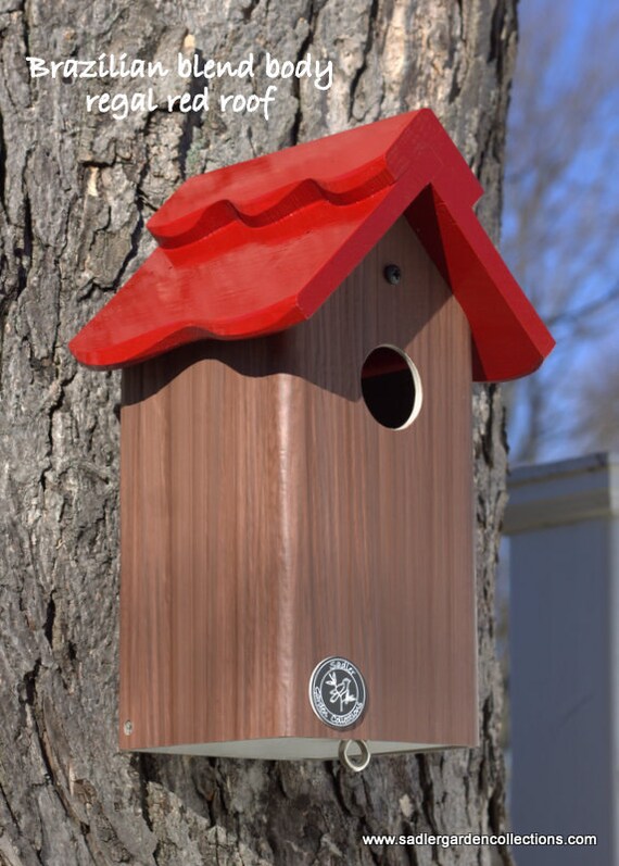 Best value modern bluebird house PVC cedar outdoor bird house