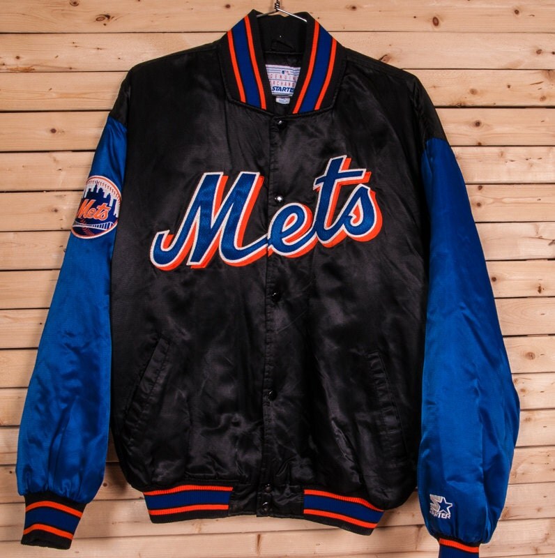 New York METS STARTER Baseball Jacket Size XL by metropolistshirts