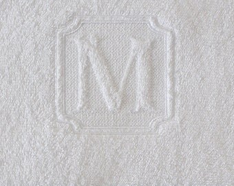 Victorian Embossed Embroidery Monogram Font - Instant Download