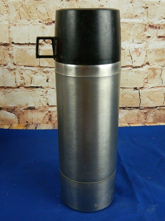 Vintage Thermos King Seeley Stainless Steel 2464S Quart