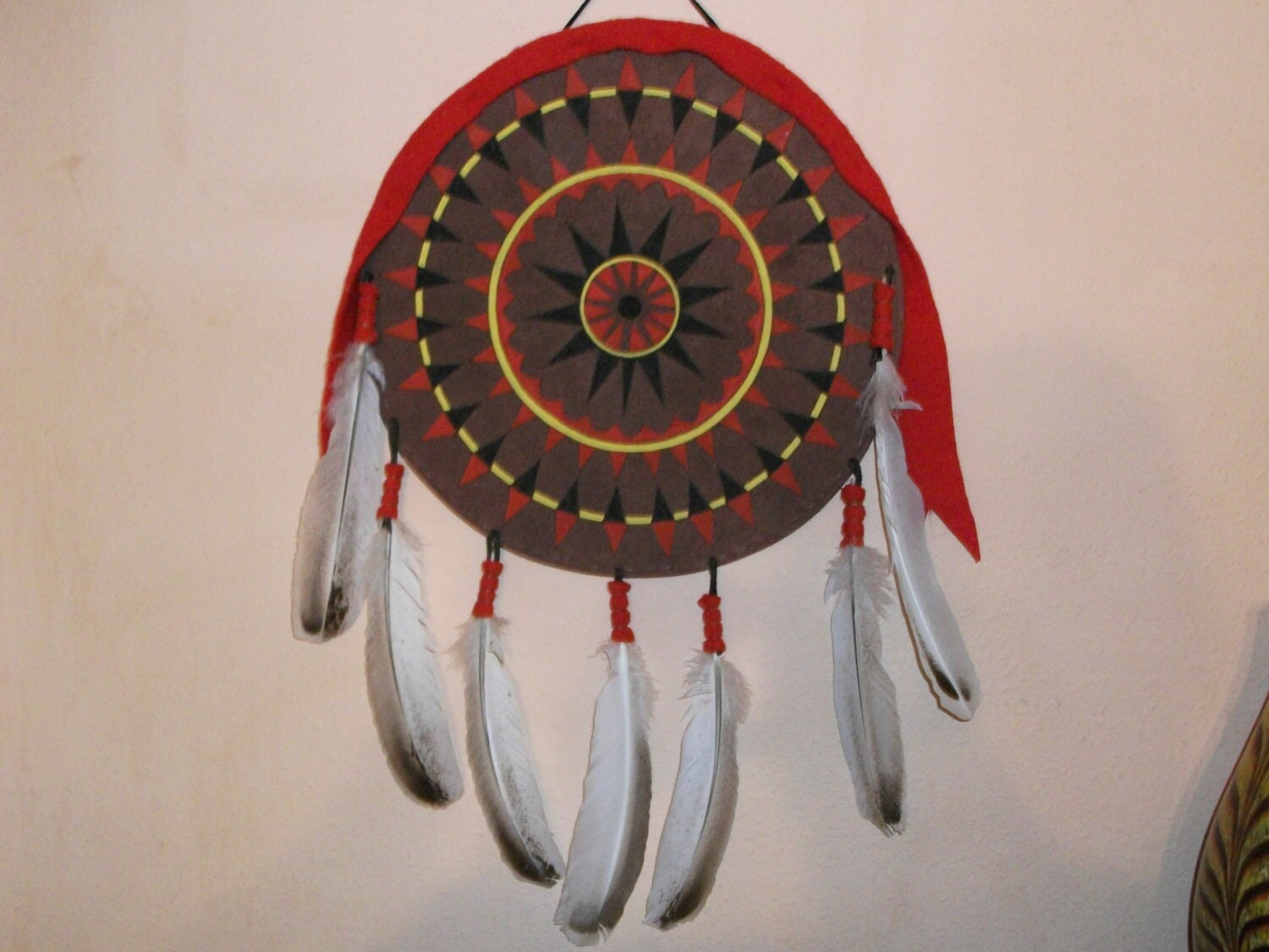 1053-Native American Mandala Reproduction by wanderinglodgetc