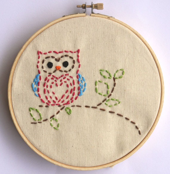 Download Embroidery Kit Little Woodland Owl Beginner by ...