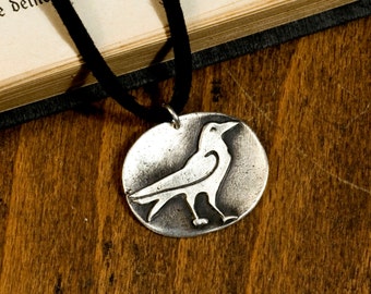 Pendant RAVENA made of 999 silver