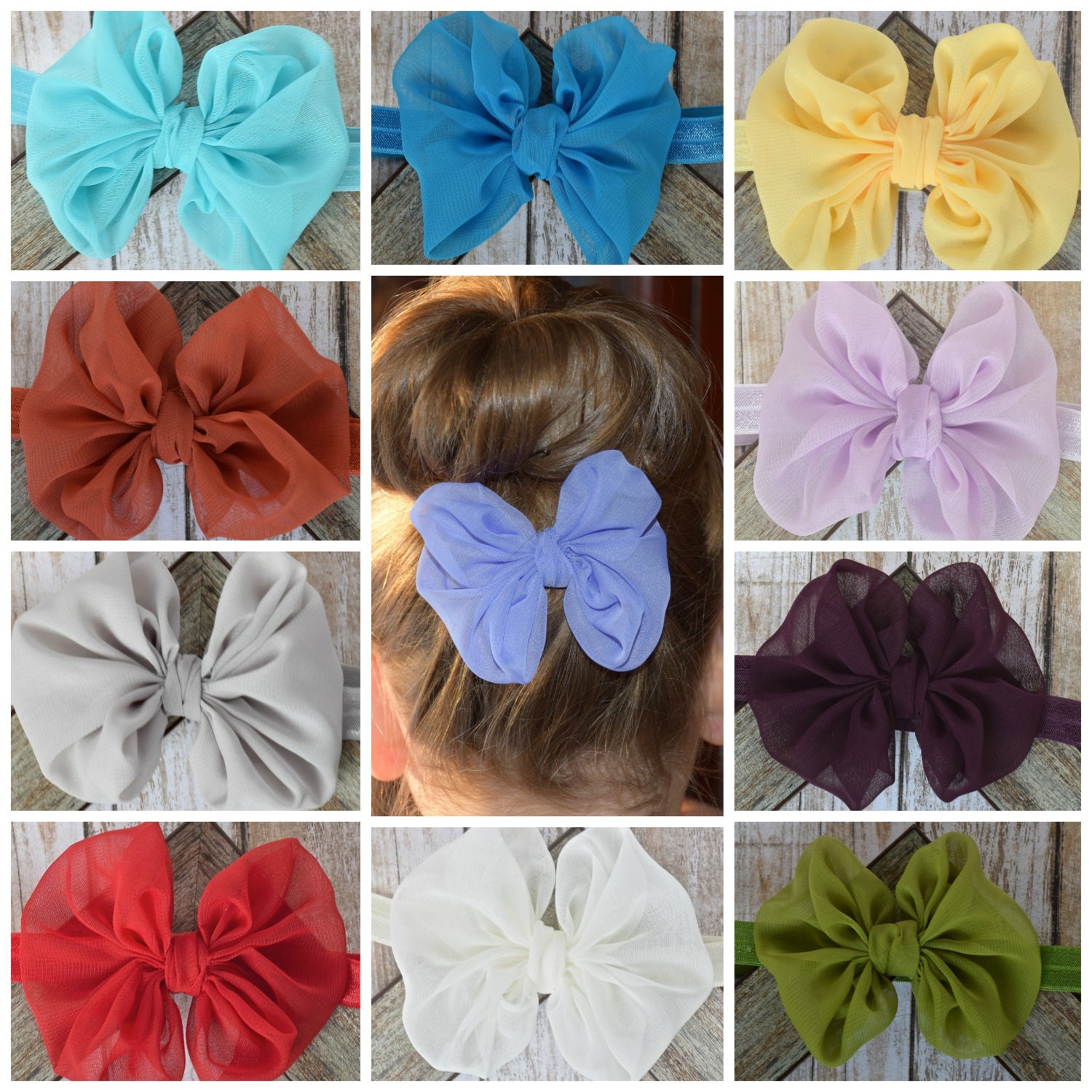 bows and hair clips