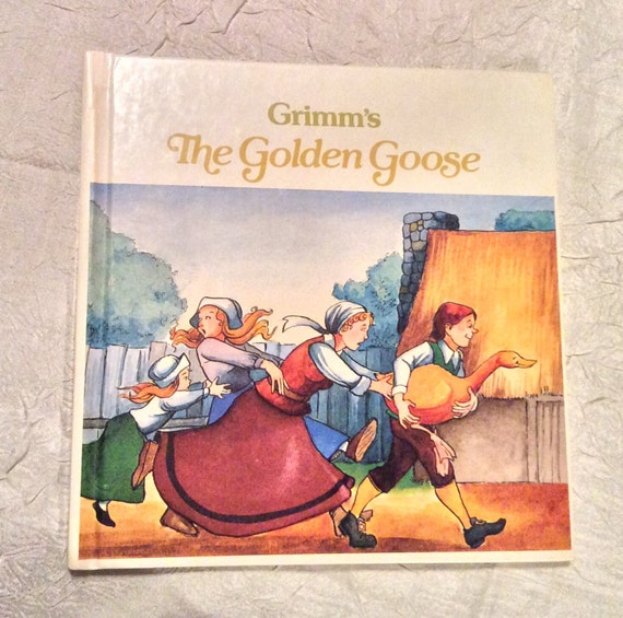 Items Similar To Illustrated Grimm's The Golden Goose Copyright 1981 ...