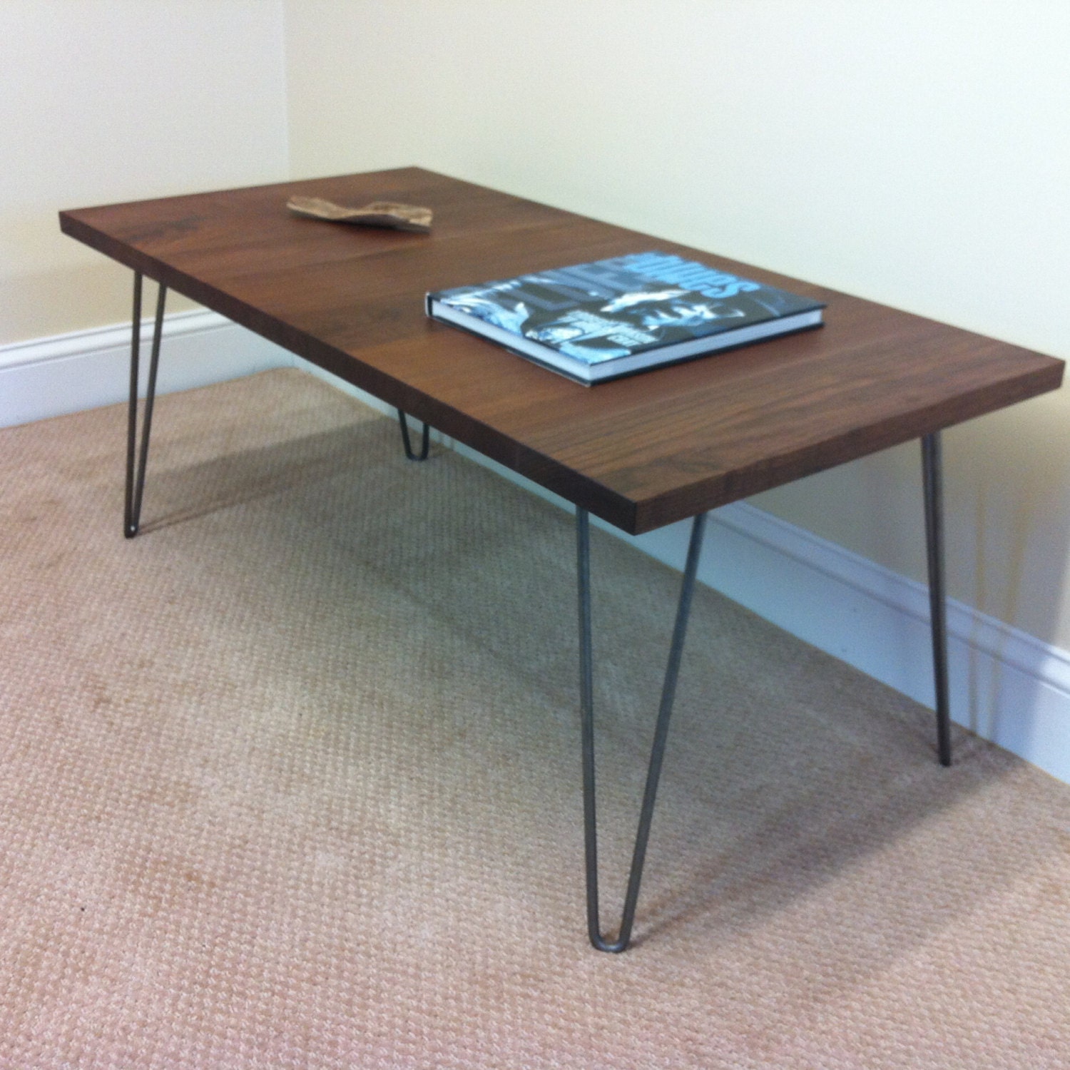 Mid century modern coffee table featuring black by scottcassin