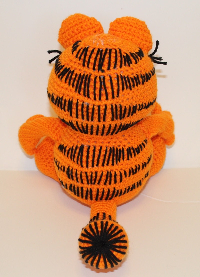 PDF PATTERN Garfield the Cat Crochet Pattern