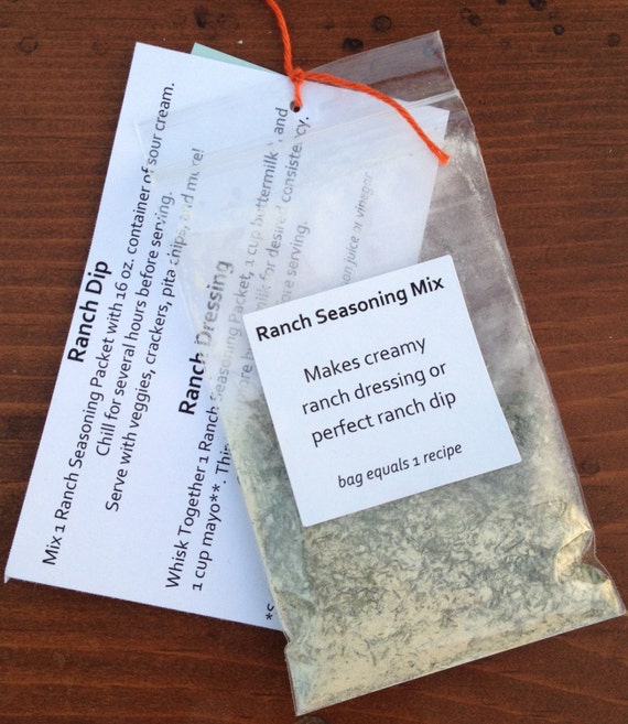 Ranch Seasoning Mix Packet